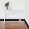 Wrightmaster 0.08 in. x 3.94 in. x 20 ft. Finished Self-Adhesive Vinyl Baseboard Flexible Moulding Trim ZR-17942BK01 - alternate 4