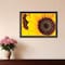 Homeroots Sunflower Portrait Black Framed Print Wall Art 529969 - alternate 2