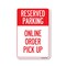 Signmission PSA, Reserved Parking Online Order Pick Up, 14in X 10in Peel And Stick Wall Graphic, RD-1014-25448 OS-NS-RD-1014-25448 - alternate 1