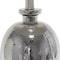 Homeroots 20" Gray Glass Novelty Table Lamp With White Drum Shade 643349 - alternate 2