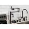 Kingston Brass Deck Mount Pot Filler Faucet, Oil Rubbed Bronze KS4705PKL - alternate 4