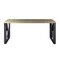 Homeroots 70" Gold and Black Aluminum Writing Desk 347513 - alternate 3