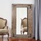 Homeroots 75" Brown Wood Framed Leaning Accent Mirror 484405 - alternate 3