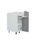 Cambridge Radiance 18 in. W x 24 in. D x 34.50 in. H Ready to Assemble Slab Base Kitchen Cabinet in Matte Grey SA-B18-MG-KIT - alternate 4