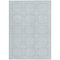 Homeroots 9' X 12' Sky Blue And Ivory Geometric Washable Indoor Outdoor Area Rug 610857 - alternate 2