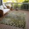 Homeroots 9' X 12' Brown Gray And Ivory Abstract Washable Indoor Outdoor Area Rug 603081 - alternate 2