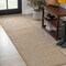Jonathan Y Maxine Smart Jute Contemporary Border Boho Fine Rib Weave Beige 2 ft. x 8 ft. Runner Rug FXV202C-28 - alternate 1