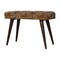 Homeroots 31in Brown Solid Wood Storage Bench With Cabinet 718242 - alternate 5