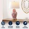 Jonathan Y Ellis 29.5" Traditional Chinoiserie Ceramic LED Table Lamp, Red/White JYL3008C - alternate 4