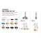 Axiom ABS901 - 9pc CNC Bit Set with Spektra Coating AX9-ABS901 - alternate 6