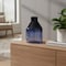 Homeroots 7" Blue Ombre Glass Cylinder Table Vase 632639 - alternate 4