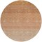 Homeroots 8' Copper And Beige Round Ombre Washable Indoor Outdoor Area Rug 595825 - alternate 2