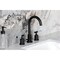 Kingston Brass Widespread Bathroom Faucet with Brass Pop-Up, Matte Black FSC8920KPS - alternate 3