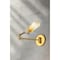 Mitzi The Lifestyled Co X Harperrose 1 Light Wall Sconce 5.5 In. Aged Brass/Soft White H828101-AGB/SWH - alternate 2
