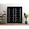 Sartodoors Sliding Closet Double Bi-fold Doors 96x84 inches Black Solid Core Modern Interior QUADRO4088DBF-GLB-9684 - alternate 1
