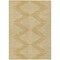 Homeroots 8' X 10' Gold And Ivory Geometric Washable Indoor Outdoor Area Rug 598571 - alternate 2