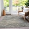 Homeroots 9' X 12' Taupe Beige And Ivory Abstract Washable Indoor Outdoor Area Rug 577839 - alternate 5