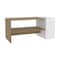 Homeroots 36in Beige Wood Fireplace Entertainment Center 725192 - alternate 2