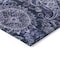 Homeroots 3' X 5' Navy Blue Gray And Green Floral Medallion Washable Indoor Outdoor Area Rug 603179 - alternate 2