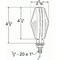 Grote Lighting Thin-Line Double-Face Stop Tail Turn Light, Amber, 12V, 2.1A, Round, Acrylic Lens,  55223 - alternate 2