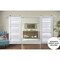 Sartodoors Sturdy Double Barn Door with Frosted Glass White 60x96 (2* 30x96) Solid Core Modern Interior VEREGIO7455DB-S-WS-6096 - alternate 1