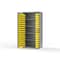 Strong Hold 14 GA Bin Cabinet with 4 shelves No Legs - 36 In W. x 72 In. H x 24 In. D - 94 Yellow Bins 36-BS-244-94Y-NL-L - alternate 2