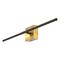 Jonathan Y Makena 28" Modern Minimalist Dimmable Integrated LED Metal Wall Sconce, Oil Rubbed Bronze/Brass Gold JYL7022F - alternate 1