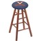 Holland Bar Stool Co Oak Bar Stool, Medium Finish, Virginia Seat RC30OSMed - alternate 1