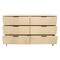 Homeroots 56" Natural Solid Wood Six Drawer Dresser 620849 - alternate 4