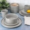 Elama Luxmatte Light Grey 16 Piece Dinnerware Set EL-LUXMATTE-16-LG - alternate 5