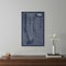 Homeroots 24" x 16" Indigo and White Aerial New York Map Canvas Wall Art 399004 - alternate 2