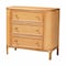 Bali & Pari Radenza Bohemian Light Honey Rattan 3-Drawer Storage Cabinet 248-13703-ZORO - alternate 1