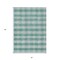 Homeroots 5' X 8' Teal Blue And Ivory Plaid Washable Indoor Outdoor Area Rug 595512 - alternate 3