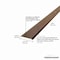 M-D Building Products 2-1/2 In. X 36 In. Spice Aluminum Seam Binder w/ Screws & Anchors 43975 - alternate 7