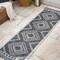Jonathan Y Marokko Diamond Tribal Medallion Black/Ivory 2 ft. x 10 ft. Indoor/Outdoor Runner Rug SMB127F-210 - alternate 6