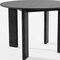 Homeroots 45" Black Solid Wood Round Top Dining Table 712178 - alternate 3