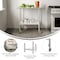 Flash Furniture Reese 24x36 Portable Work Table, SS Top Shelf, Galvanized Steel Undershelf, 4 Casters w/2 Locking NH-WT-2436-CAS-GG - alternate 3