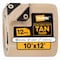 Tarpex Extra Heavy Duty Tarp, 10 ft x 12 ft, 12 Mil, Tan, Polyethylene THD-TA-1012 - alternate 1