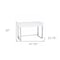 Homeroots 48" Adjustable White Standing Desk Converter 402058 - alternate 4