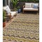 Homeroots 5' X 8' Gold Brown And Beige Moroccan Washable Indoor Outdoor Area Rug 594323 - alternate 1
