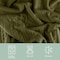 Lavish Home Cable Knit Throw Blanket 60x80 Soft & Cozy Blanket Throws with Cable Knit Pattern & Warm Sherpa 66-THROW80-G - alternate 4