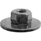 Auveco Free Spinning Washer Nut M6-1.0 24mm Washer O.D, 25PK 24434 - alternate 1