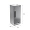 Koolmore 25 in. Commercial Stainless Steel 1-Door Reach-In Freezer, 12 cu. ft. RIF-1D-SS12C - alternate 4