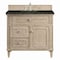 James Martin Vanities Lorelai 36" Single Vanity, Whitewashed Oak, w/ 3 CM Phantome Eclos Top 424-V36-WWO-3PHT - alternate 1