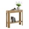 Alaterre Furniture Fluted Solid Wood Console Table 36 in Modern Entryway Table with Storage Shelf AFTBL-029 - alternate 5