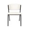 Manhattan Comfort Drift Metal Vegan Leather Side Chair in Ivory - Set of 4 DC1532-3 - alternate 4