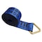 Tie 4 Safe 4'' x 30' Winch Straps w/ Delta Ring WLL: 5,400 lbs. Blue TWS42-1530-F94-BU-C-1 - alternate 1