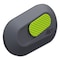 Slice Mini Cutters, Double Sided, Replaceable, Stainless Steel, Gray, Green 10514 - alternate 7