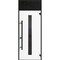 Vdomdoors Front Exterior Prehung Steel Door Ronex1055 Teak Transom Window Sidelite Entry Metal Modern Painted RONEX1055EXD-OAK-W36 X H80+16-LH-I - alternate 1