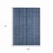 Homeroots 9' X 12' Blue Gray And Sky Blue Striped Washable Indoor Outdoor Area Rug 616368 - alternate 4